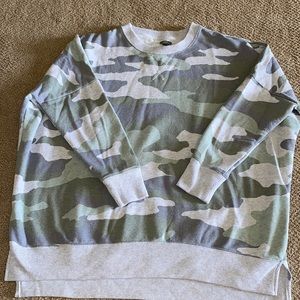 Aerie Camo Crewneck